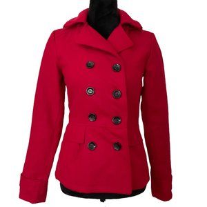 Red Pea Coat